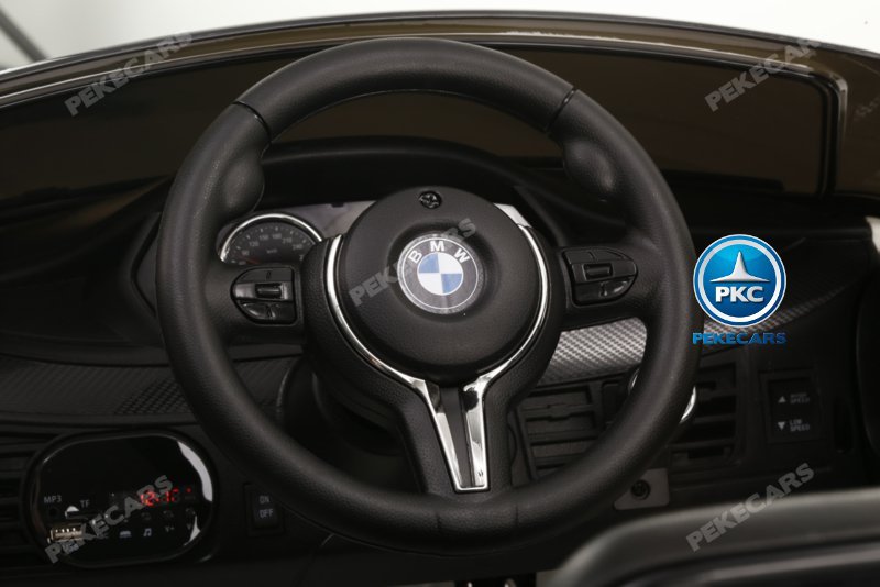 Coche electrico infantil BMW X6M Negro Metalizado volante