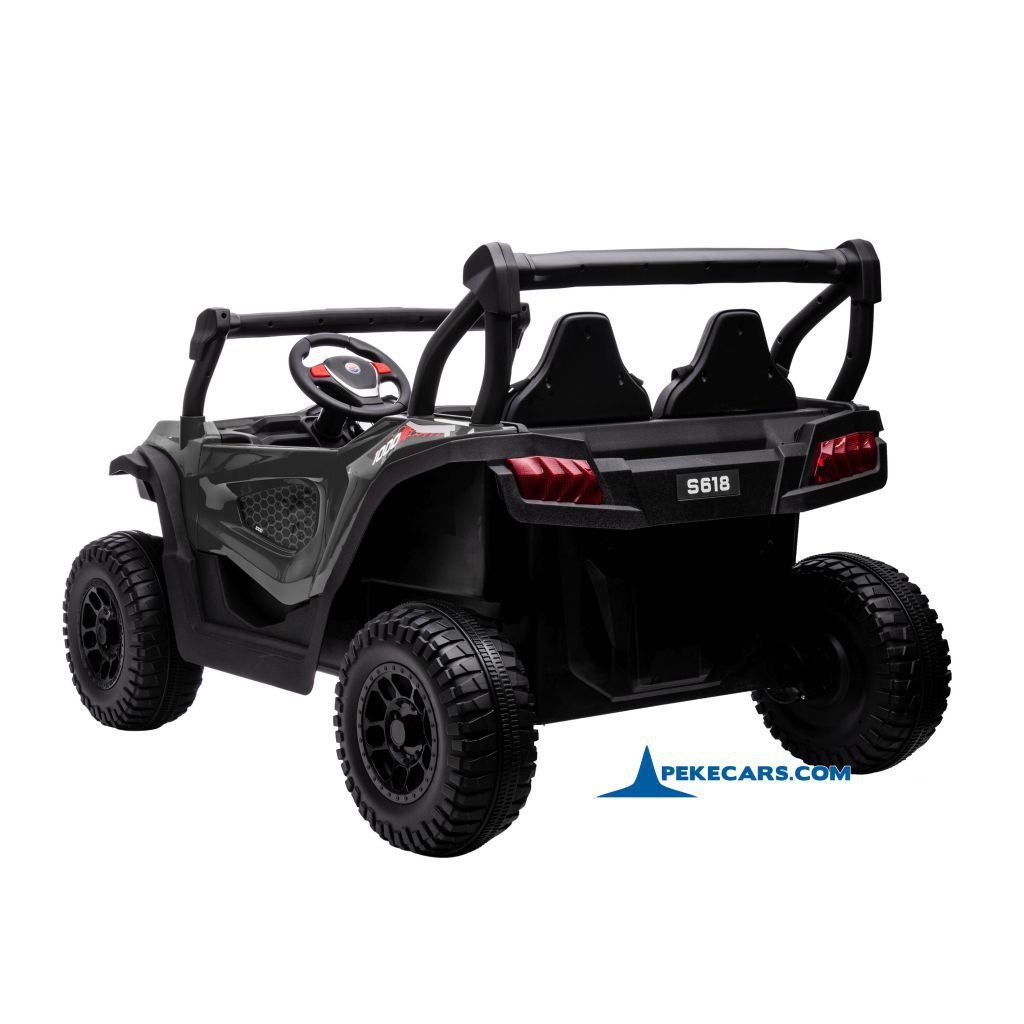 Buggy 1000R 24V Negro perspectiva