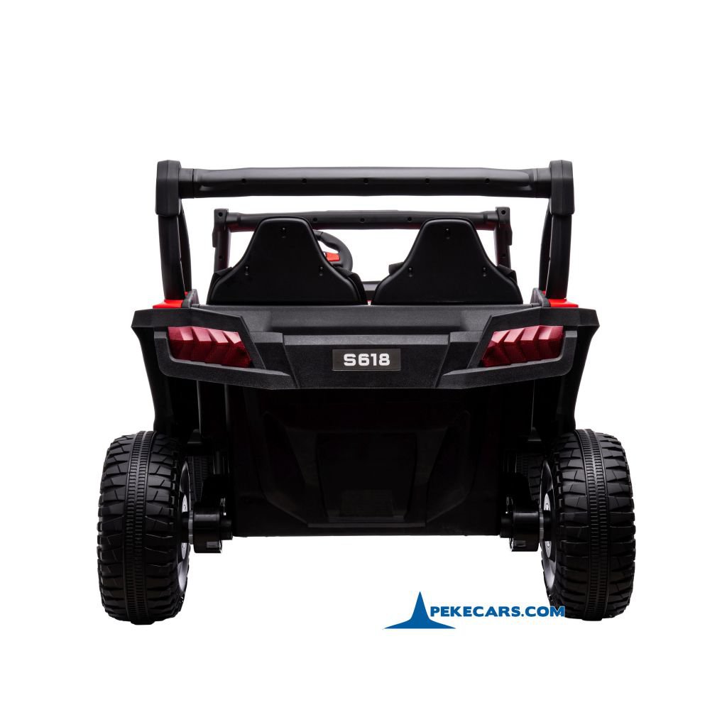 Buggy 1000R 24V Rojo parte trasera