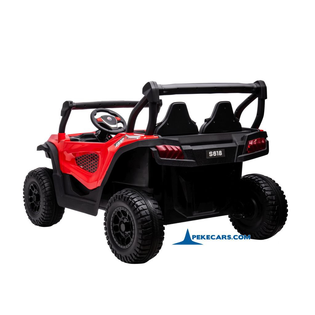 Buggy 1000R 24V Rojo perspectiva