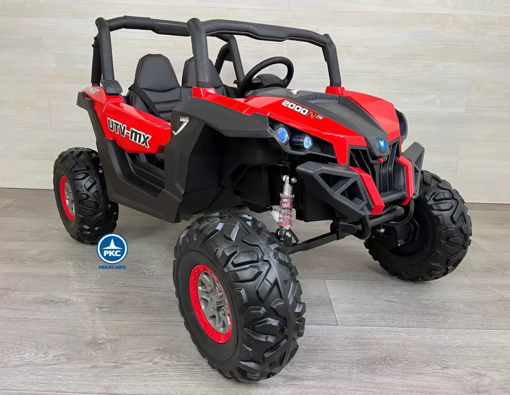 Coche electrico para niños Buggy UTV Rojo para niños