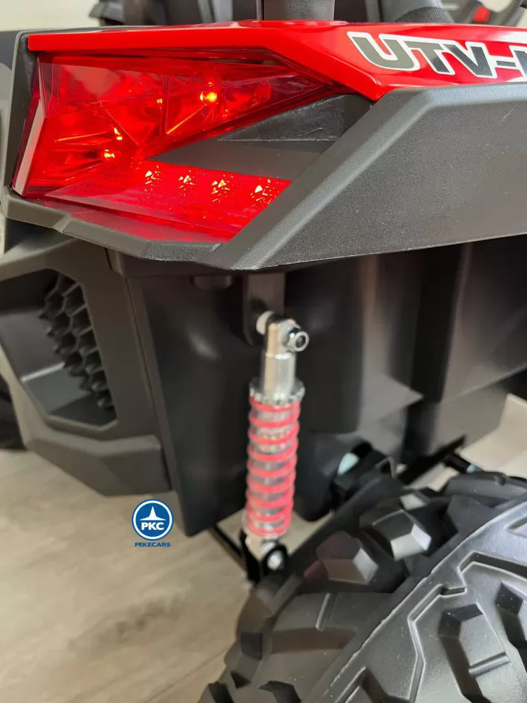 Coche electrico para niños Buggy UTV Rojo suspensión