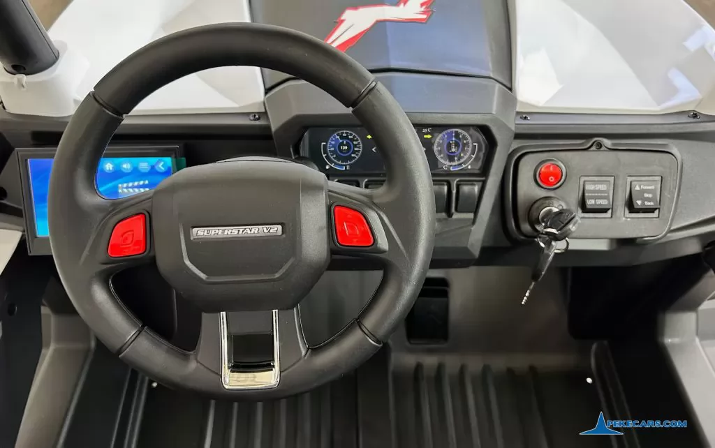 coches teledirigidos buggy utv 12v rojo mp4