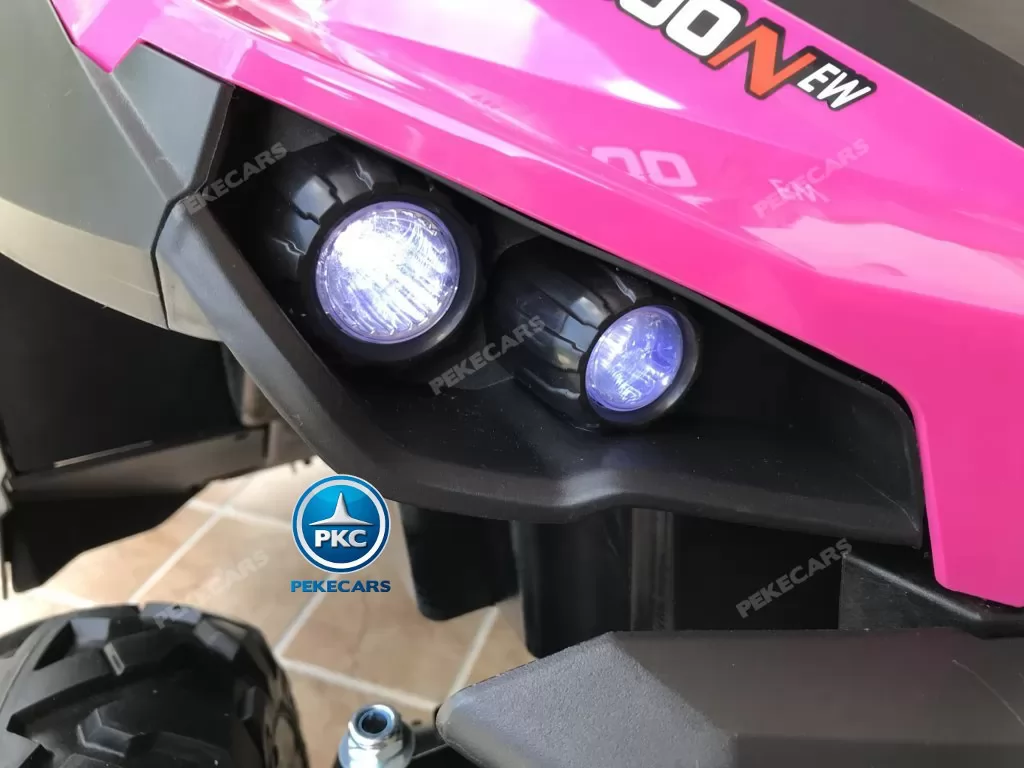 Coche electrico para niños Buggy UTV Rosa