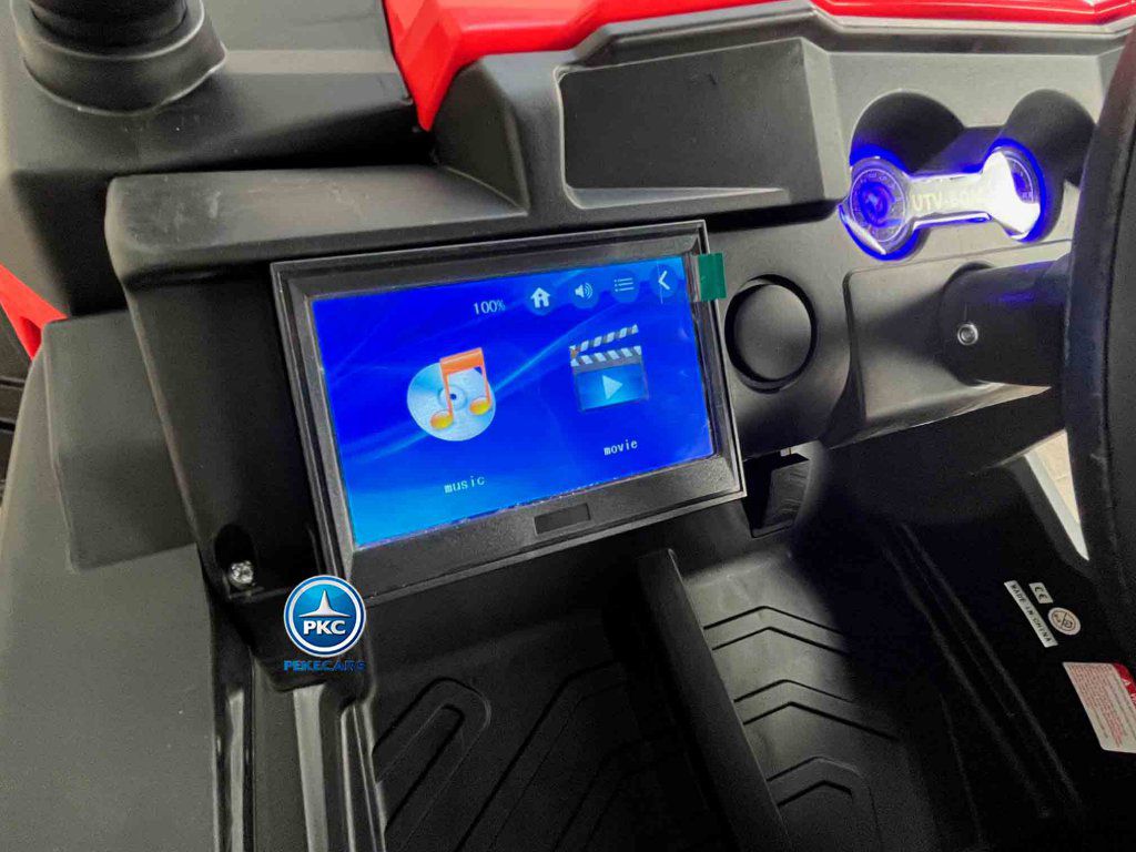 Buggy Dakar 24v MP4 Rojo