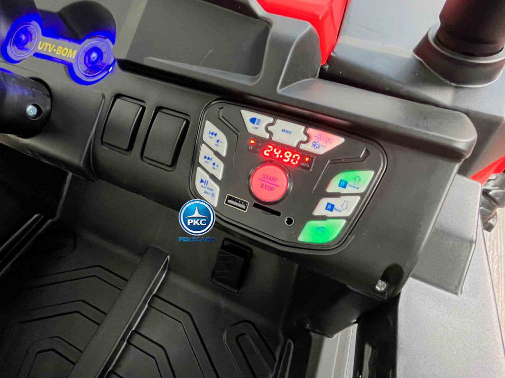 Buggy Dakar 24v MP4 Rojo