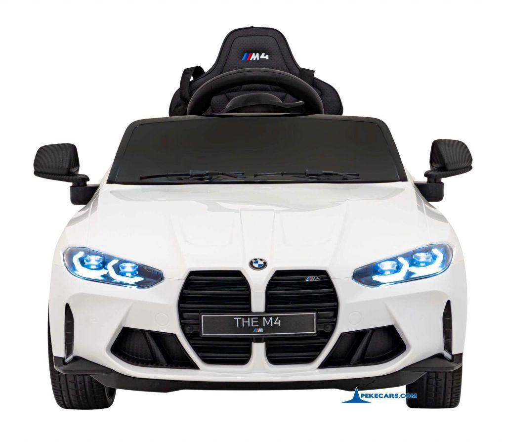 BMW M4 12V 2.4G Blanco frontal