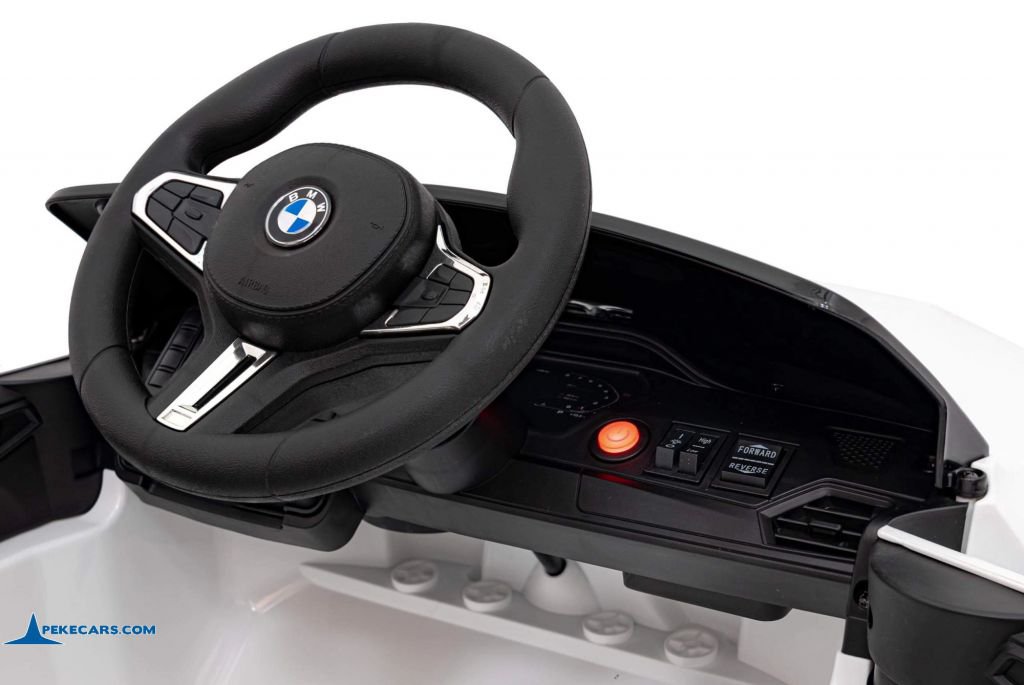 BMW M4 12V 2.4G Blanco volante