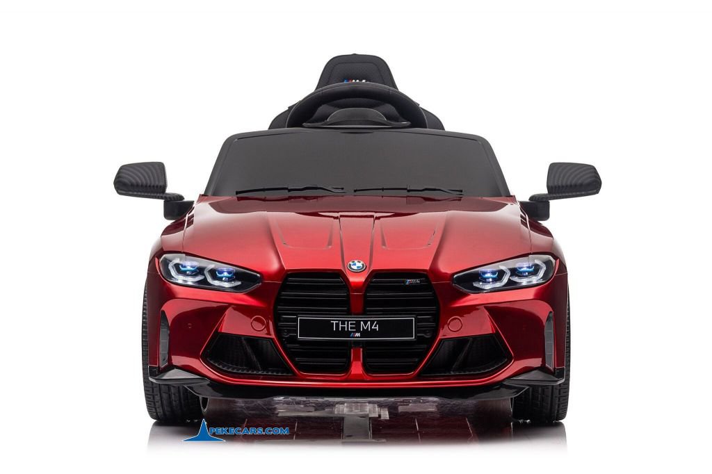 BMW M4 12V 2.4G Rojo Metalizado frontal