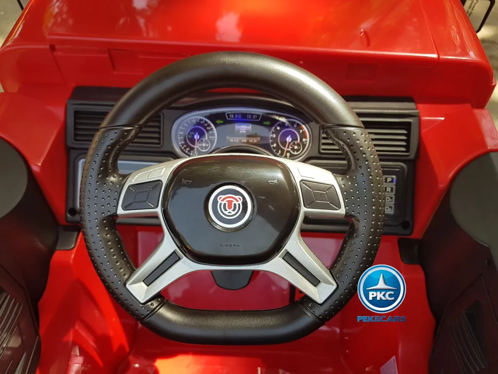 Camion infantil de bomberos 12V Rojo