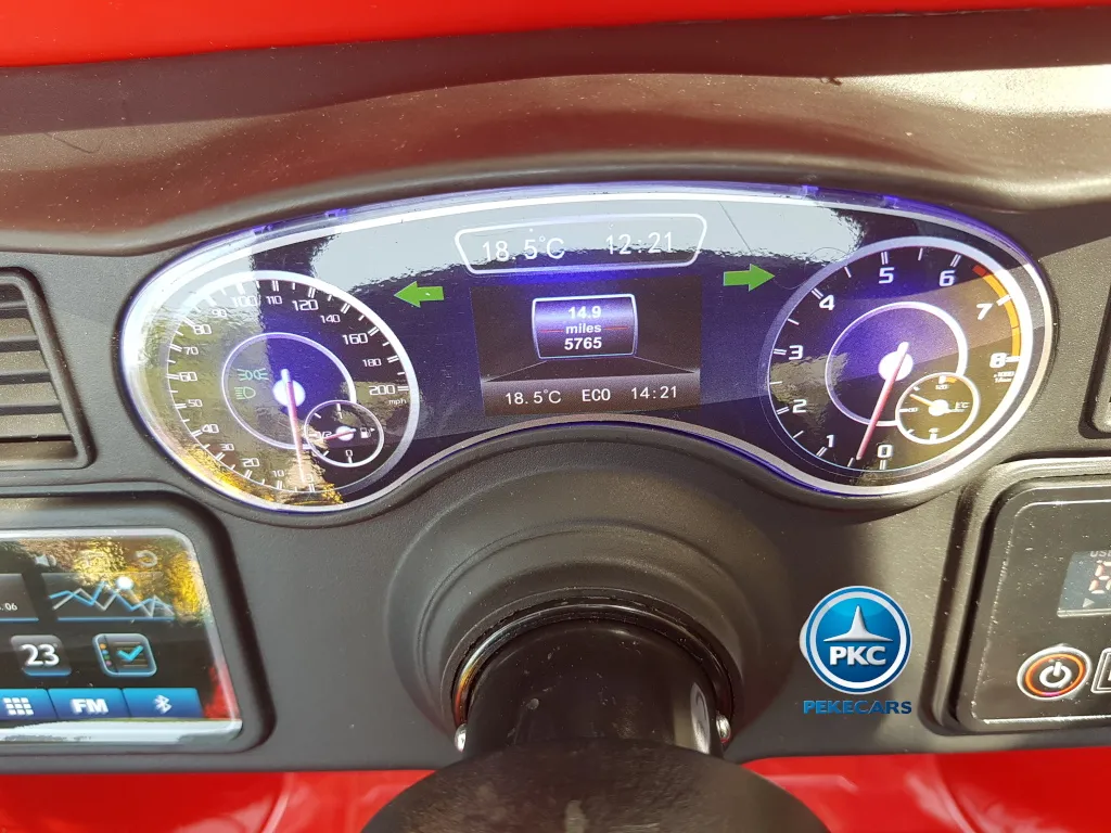 Camion infantil de bomberos 12V Rojo