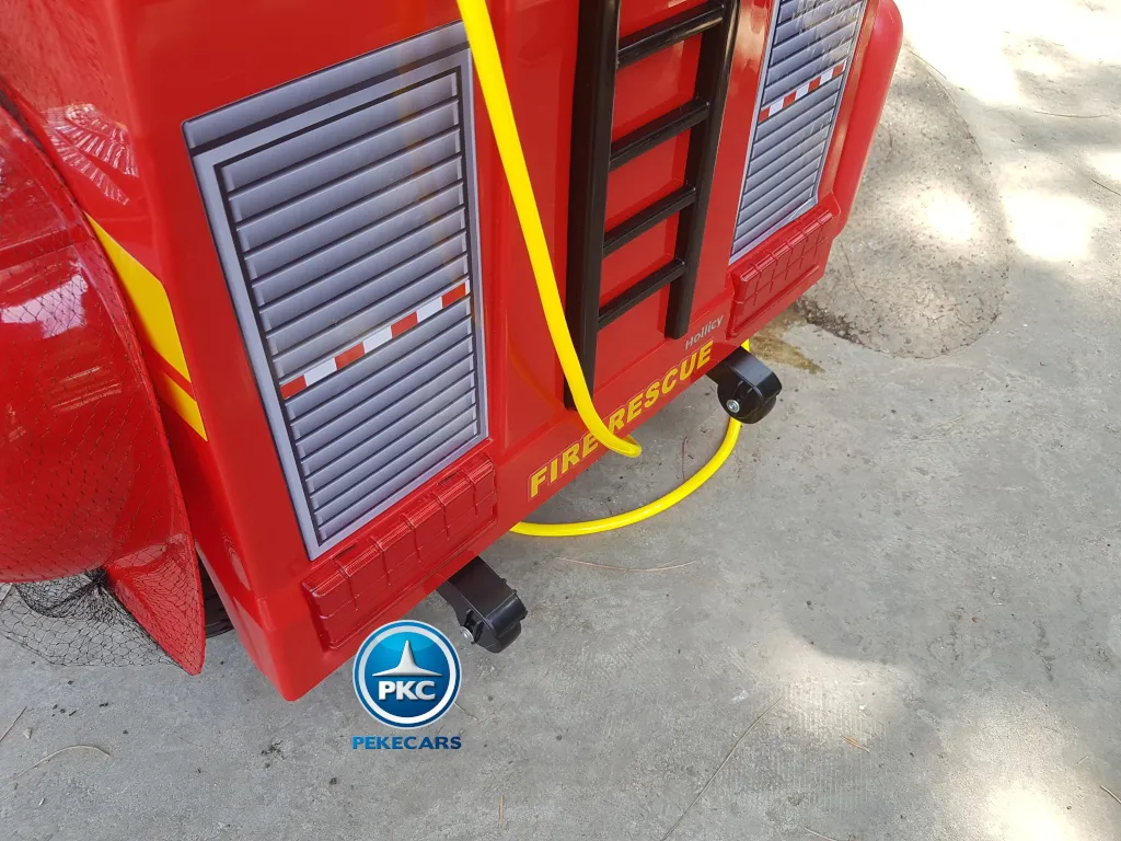 Camion infantil de bomberos 12V Rojo