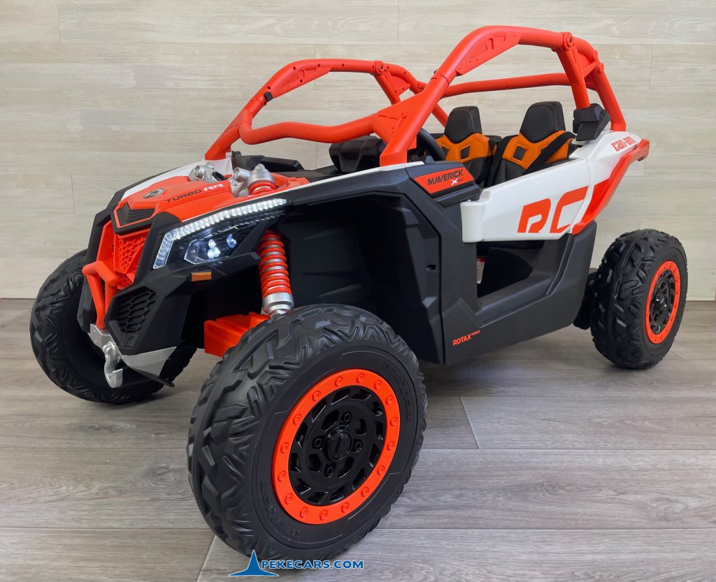 coche electrico niños canam maverick mp4 naranja