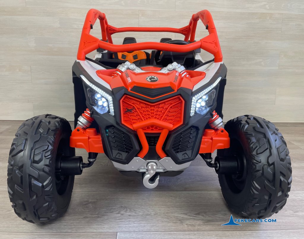 coches electricos niños canam maverick mp4 naranja