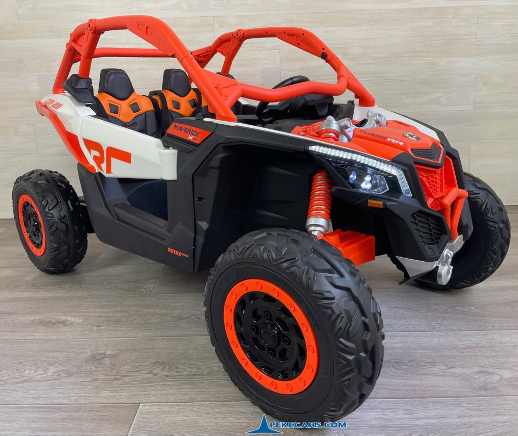 coches electricos para niños canam maverick mp4 naranja