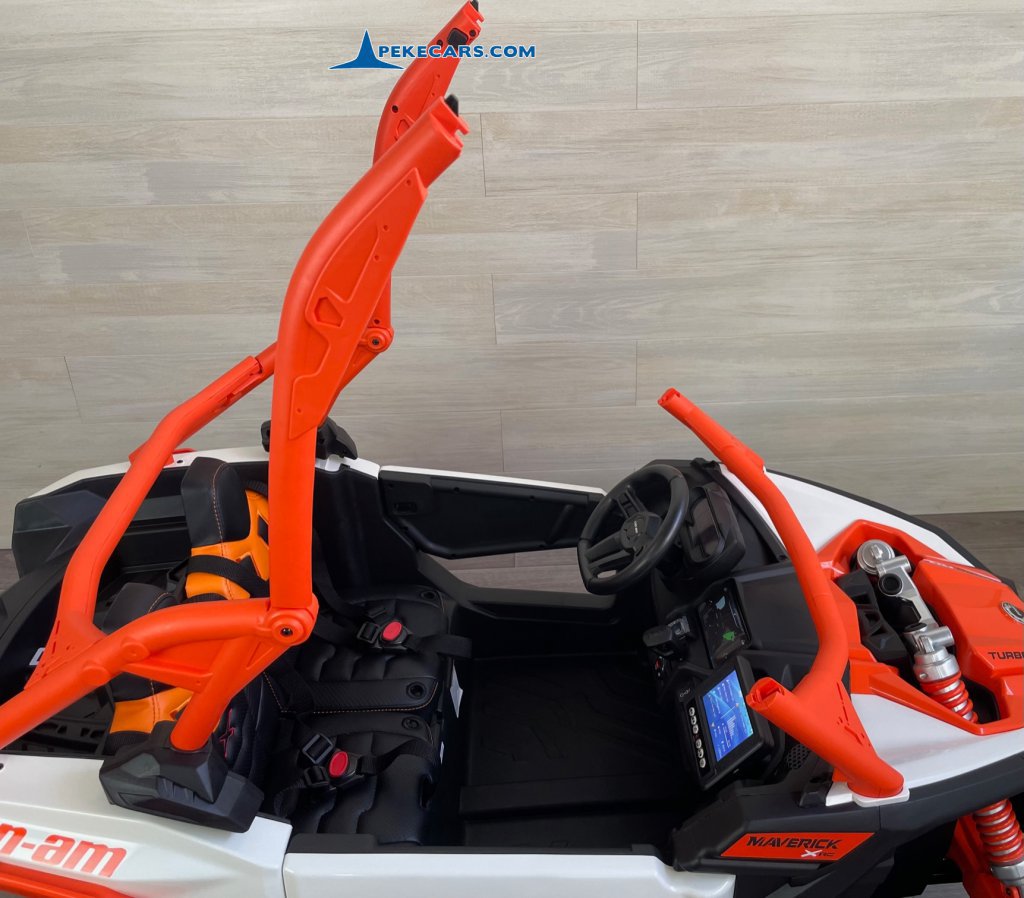 coches electricos para niños canam maverick mp4 naranja