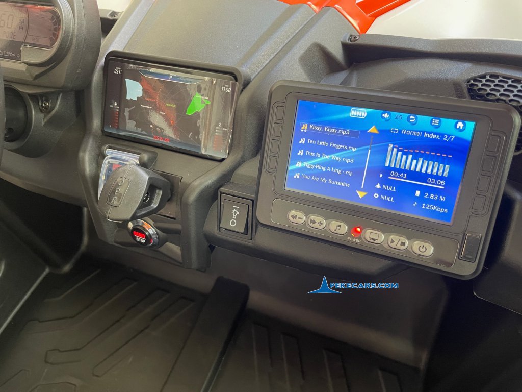 canam maverick mp4 naranja coche electrico niños