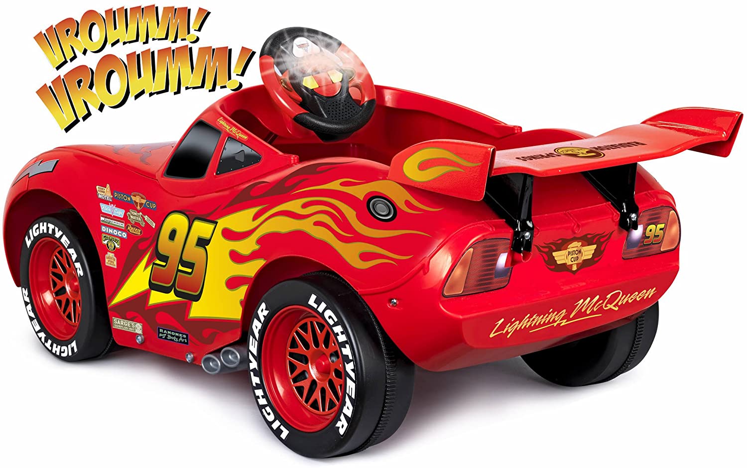CARS LIGHTNING MCQUEEN 6V - TRASERA