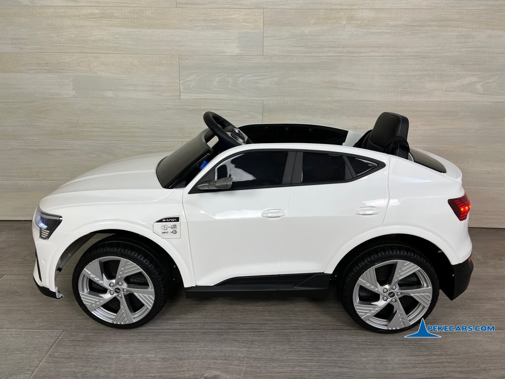 coche electrico para niños Audi E-TRON Quattro Sportback 12V 2.4G Blanco