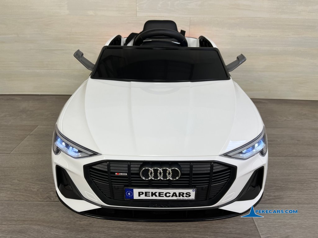 coche para niños Audi E-TRON Quattro Sportback 12V 2.4G Blanco