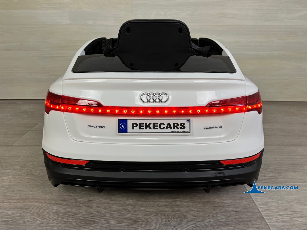 coche bateria Audi E-TRON Quattro Sportback 12V 2.4G Blanco