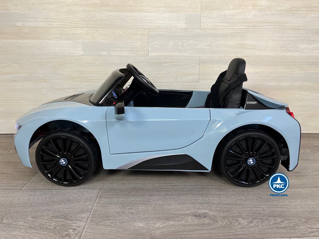coche para niños electricos BMW i8 Coupé 12V Azul Claro
