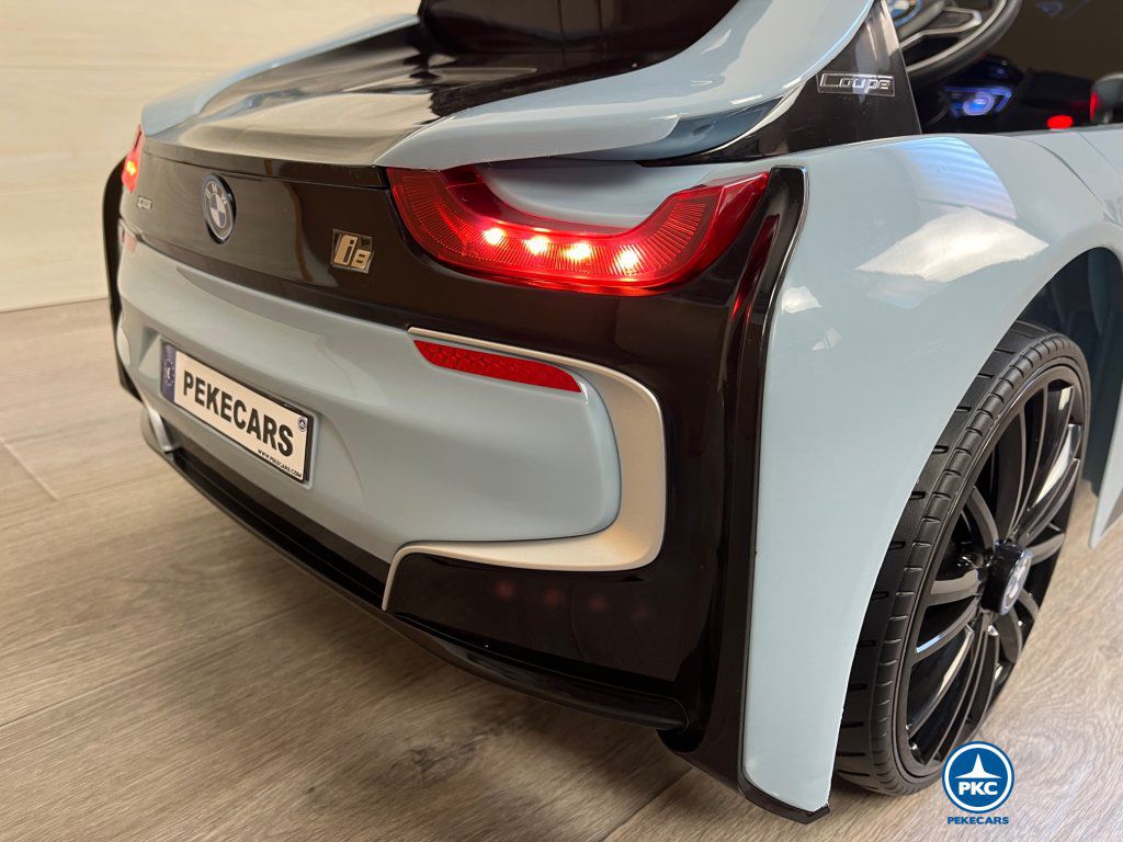 coche de batería BMW i8 Coupé 12V Azul Claro