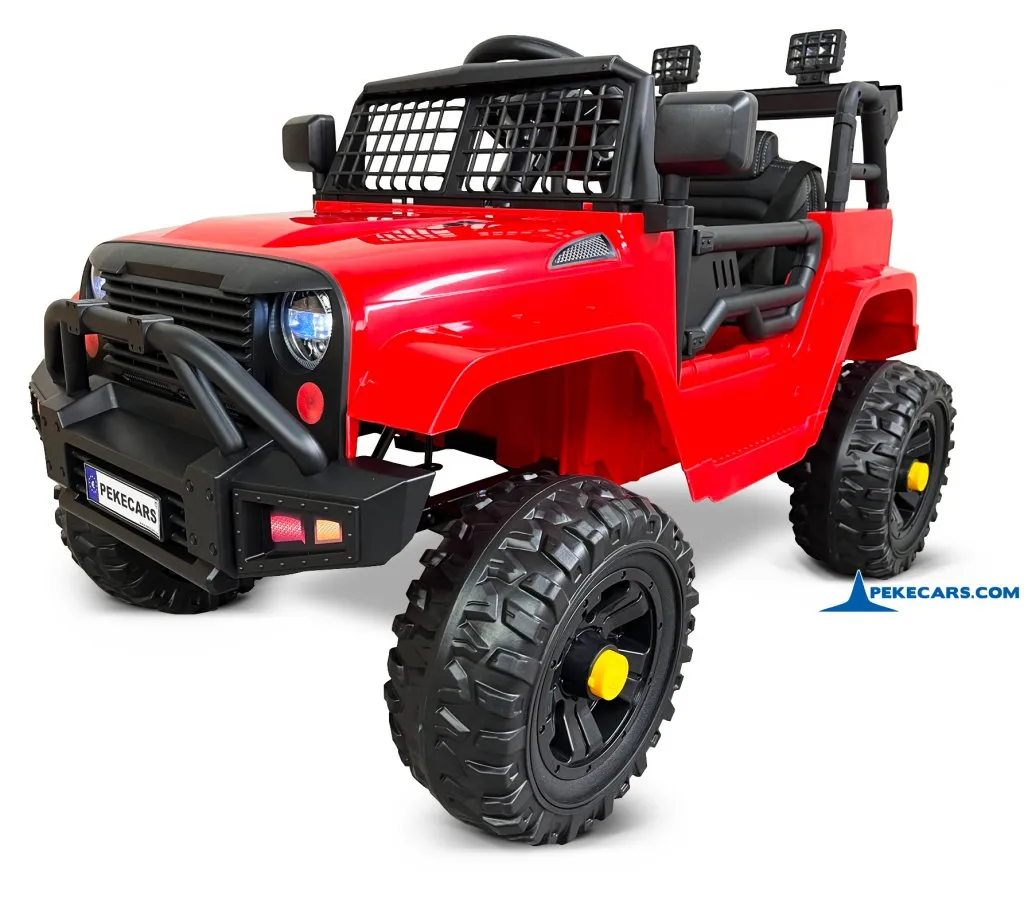 Jeep Mountain King 12V 2.4G Rojo
