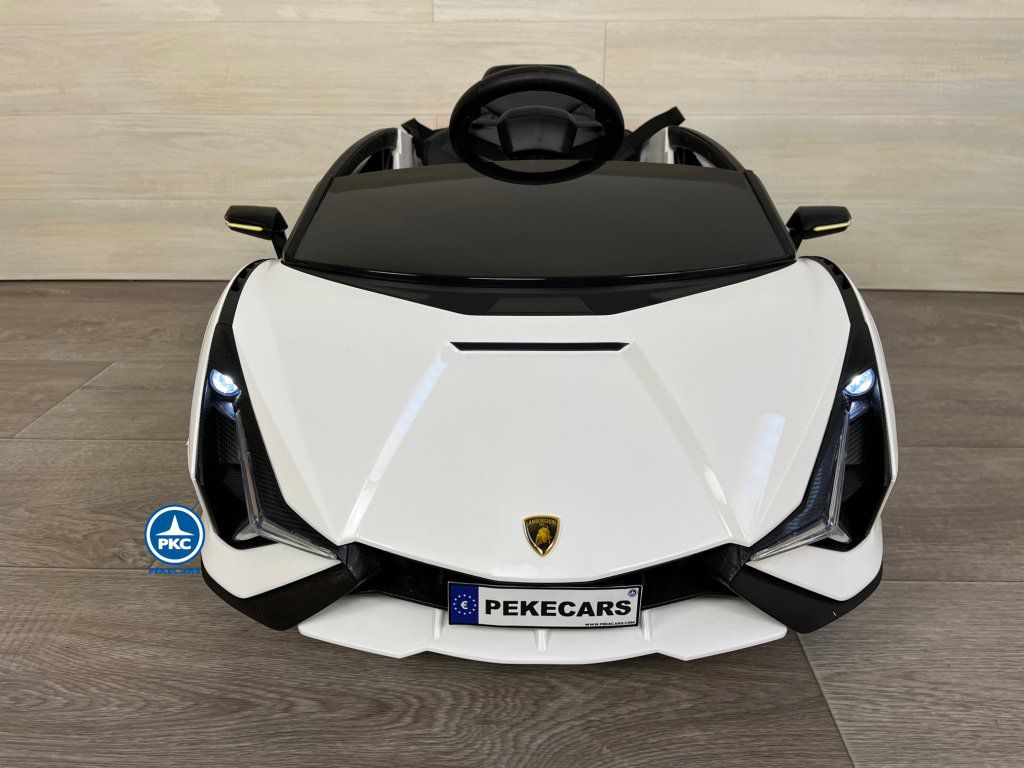coche para niños Lamborghini Sian Blanco 12V