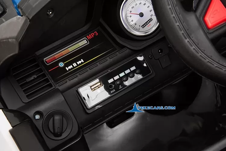 Coche de la Policia Nacional 12V 2.4G Negro