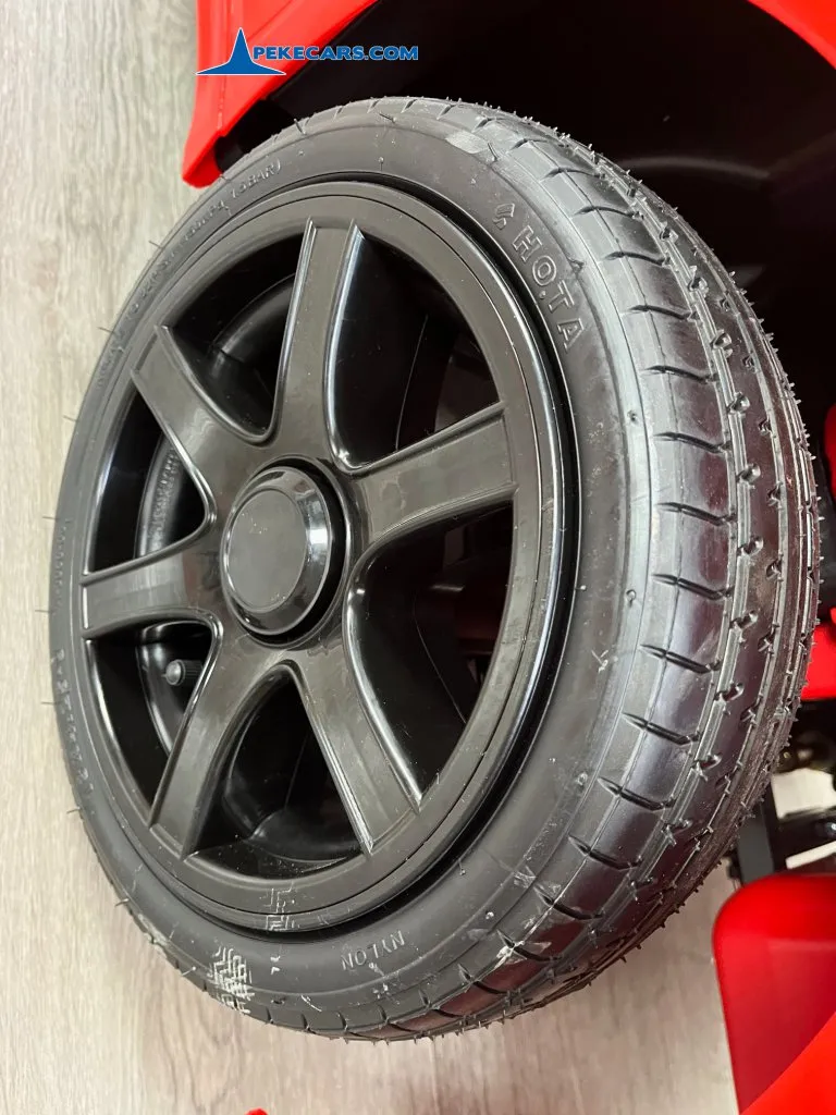 Deportivo Pekecars XL 48V Rojo con Ruedas Neumaticas ruedas