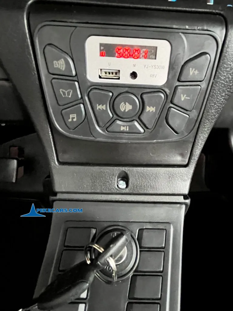 Deportivo Pekecars XL 48V Rojo con Ruedas Neumaticas botonera