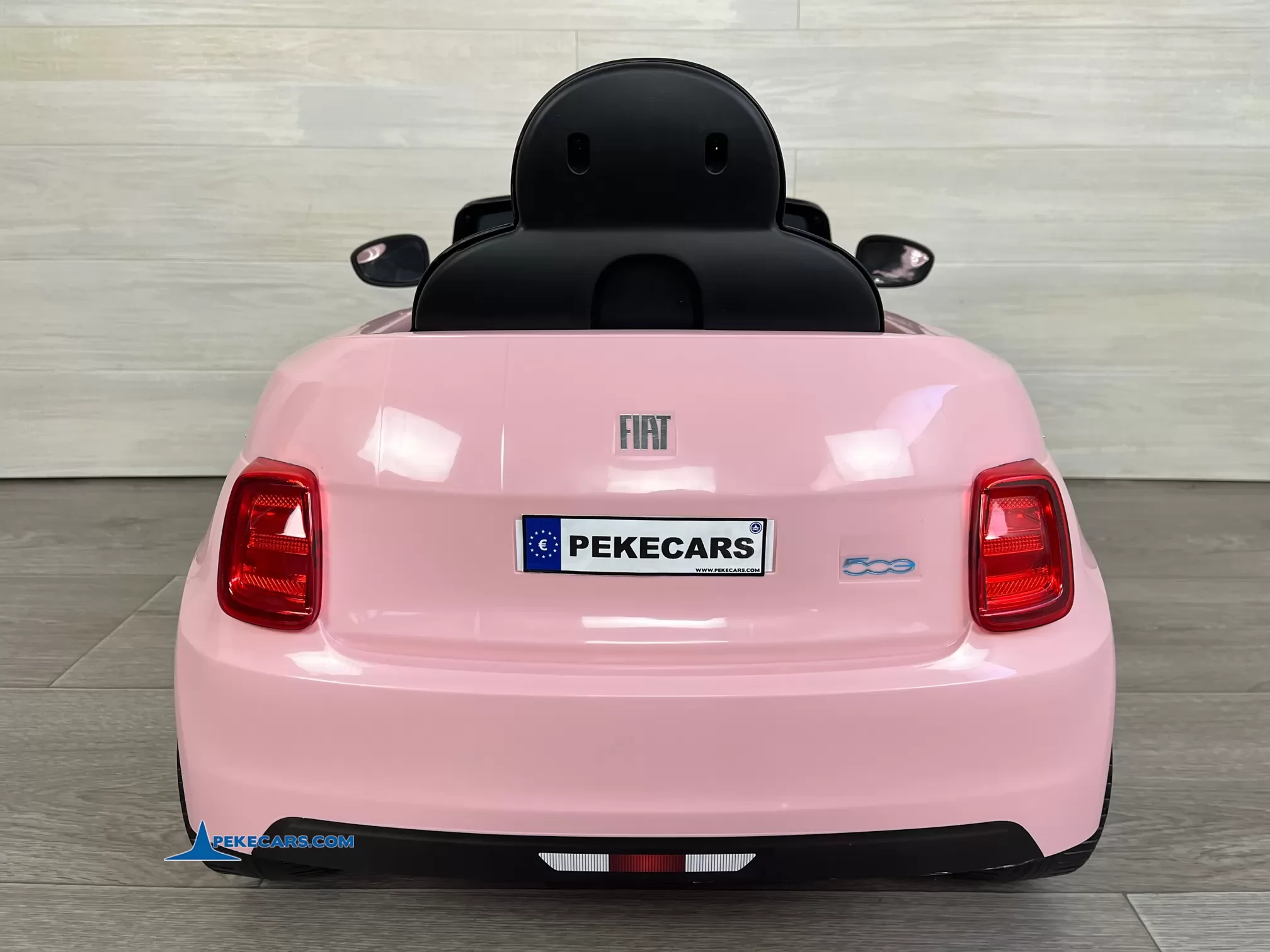 coches teledirigidos fiat 500 12v rosa