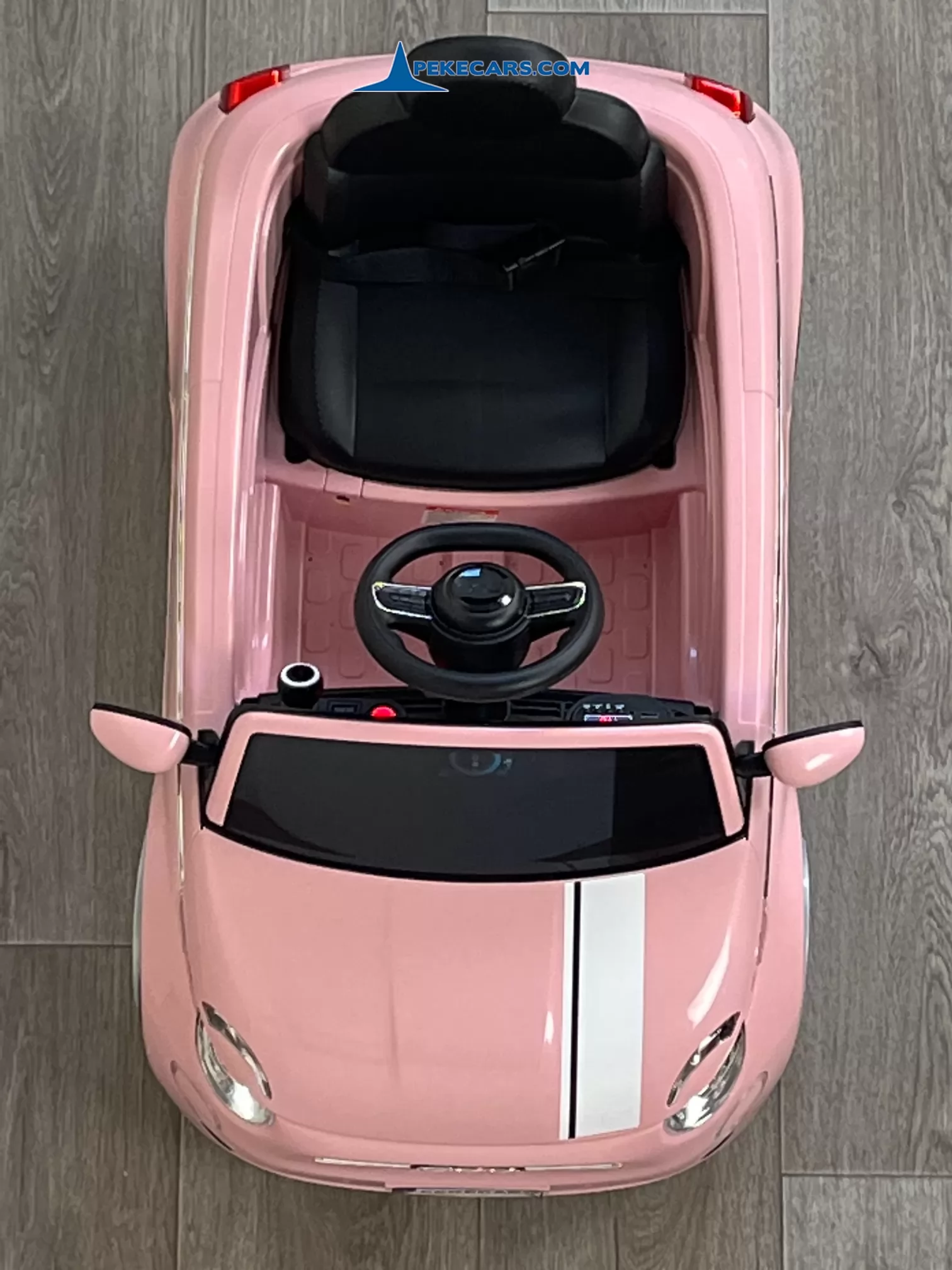 coche electrico niños fiat 500 12v rosa