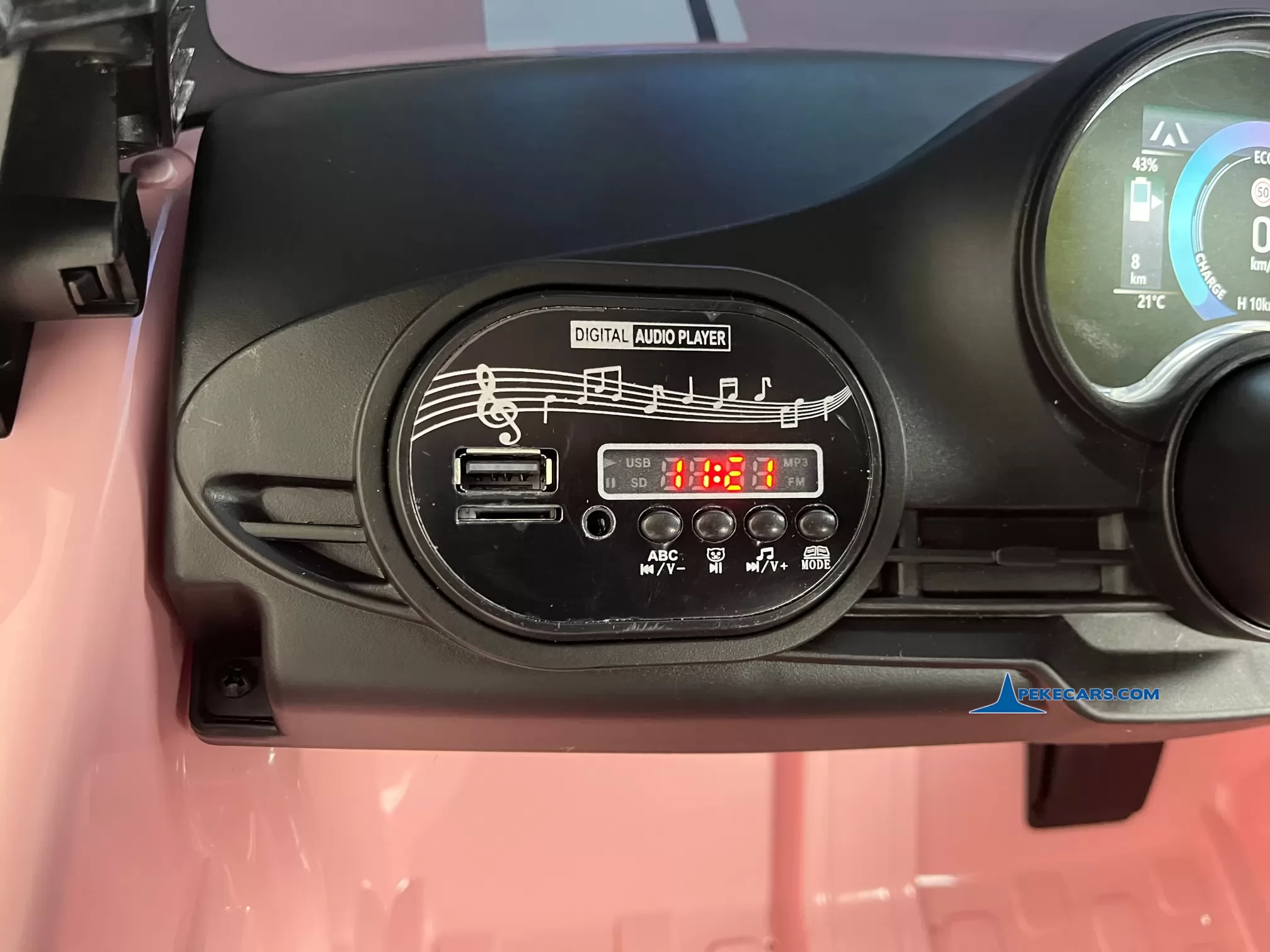 coches para niños fiat 500 12v rosa