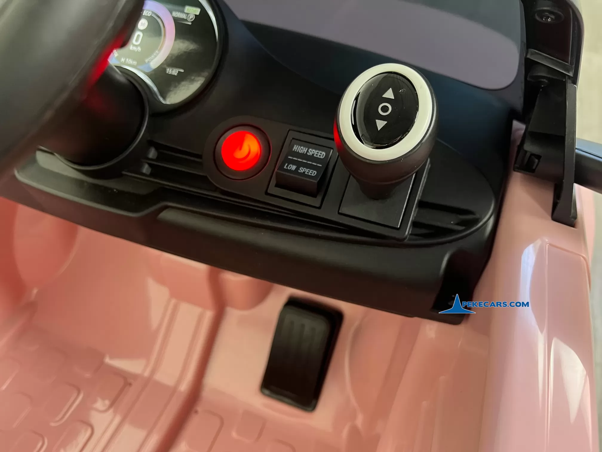 coches teledirigidos fiat 500 12v rosa