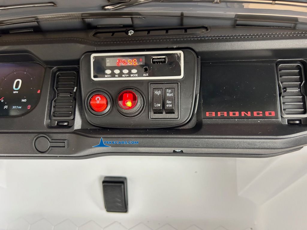 Ford Bronco Raptor 24V 2 Plazas Blanco