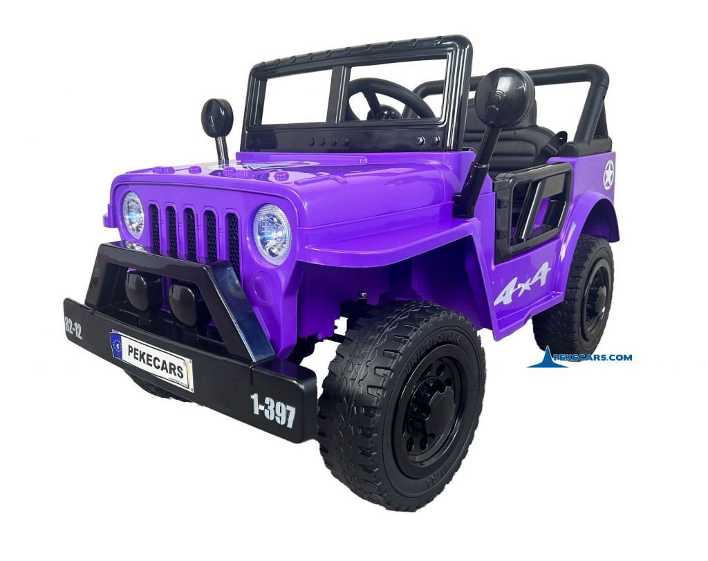 Jeep Mountain King 12V 2.4G Morado