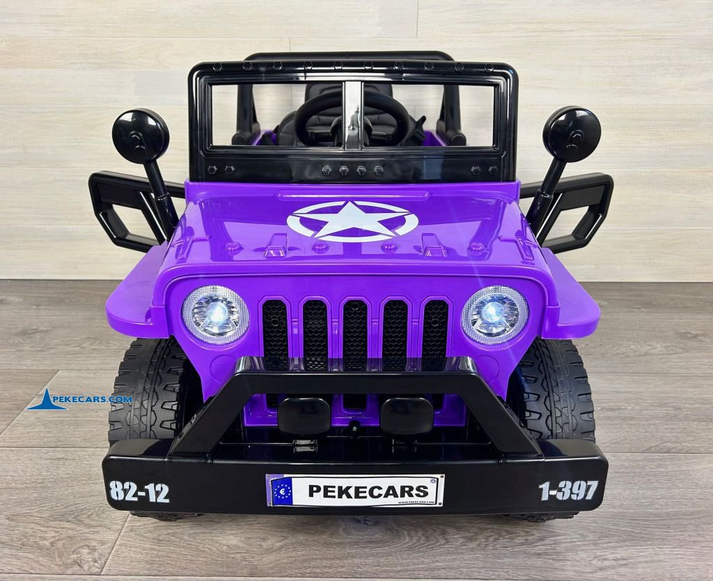 Jeep Mountain King 12V 2.4G Morado