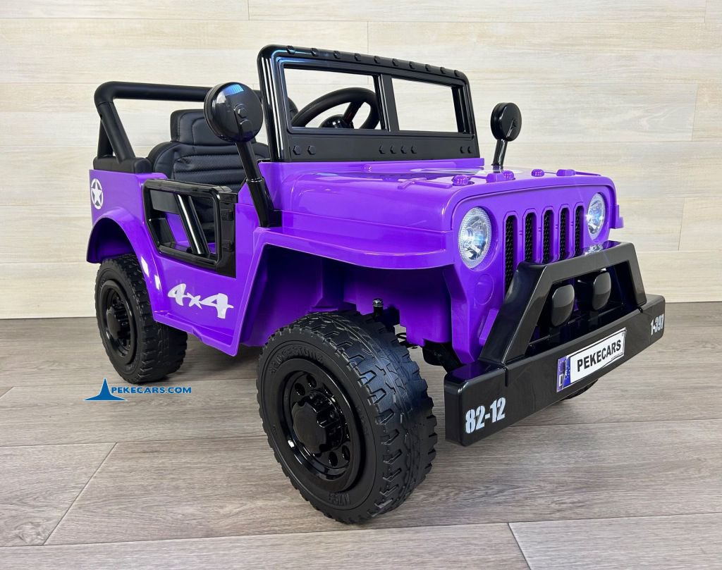 Jeep Mountain King 12V 2.4G Morado