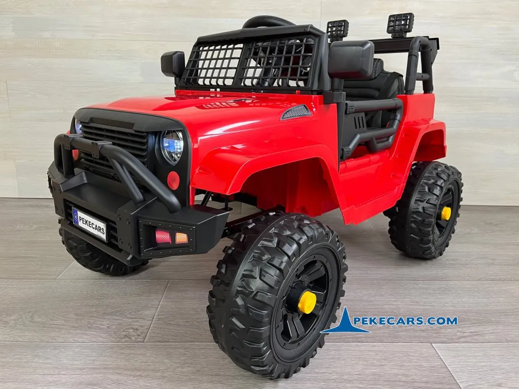 Jeep Mountain King 12V 2.4G Rojo