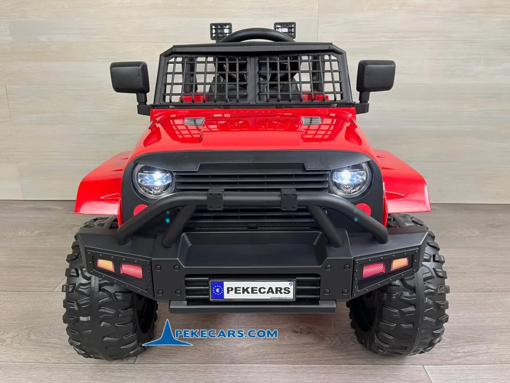 Jeep Mountain King 12V 2.4G Rojo frontal
