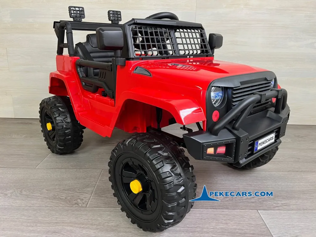Jeep Mountain King 12V 2.4G Rojo