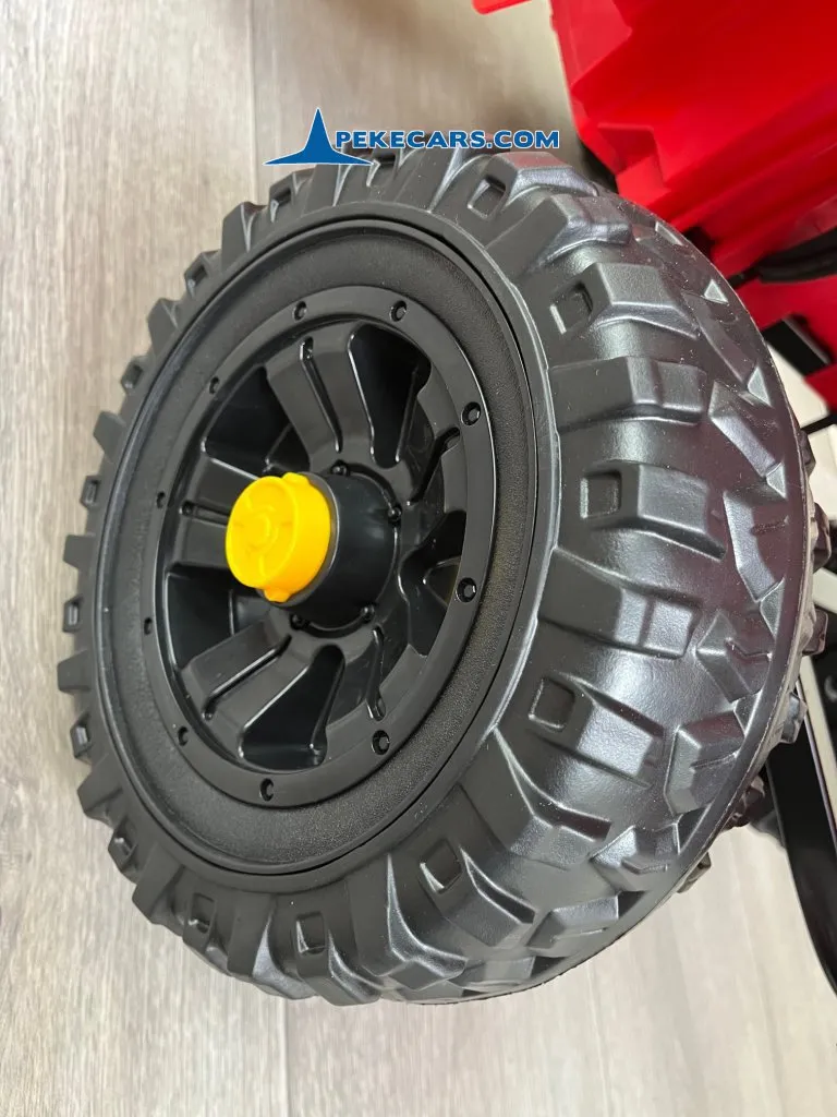 Jeep Mountain King 12V 2.4G Rojo ruedas