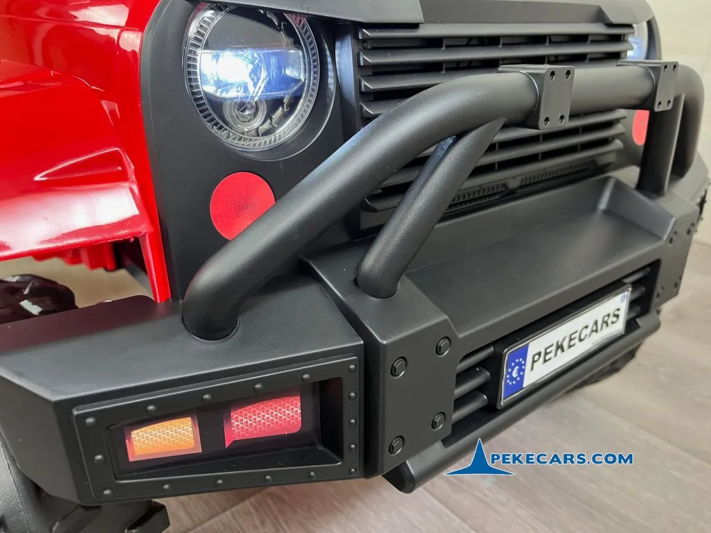 Jeep Mountain King 12V 2.4G Rojo