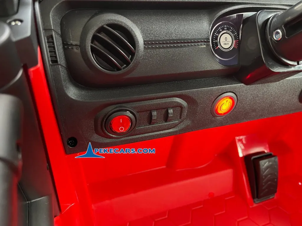 Jeep Mountain King 12V 2.4G Rojo