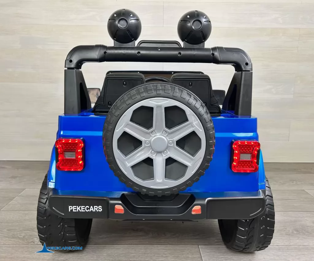 Jeep Wrangler Rubicon Style 12V 2.4G Azul Metalizado