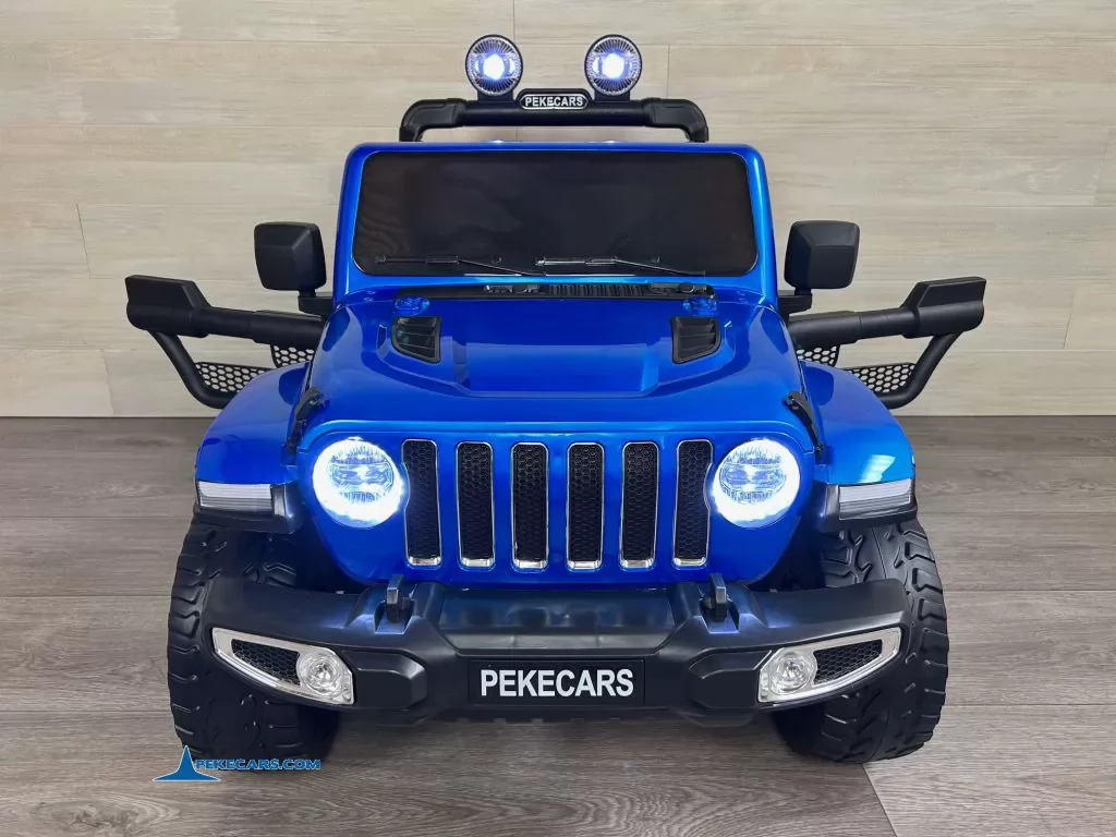 Jeep Wrangler Rubicon Style 12V 2.4G Azul Metalizado