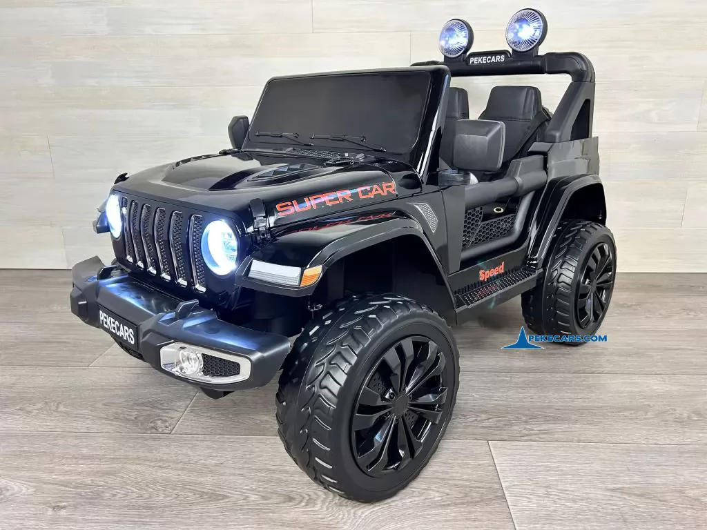 Jeep Wrangler Rubicon Style 12V 2.4G Negro Metalizado