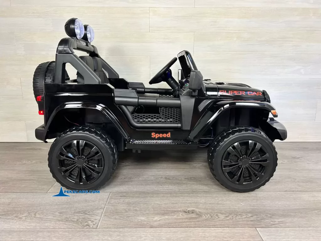 Jeep Wrangler Rubicon Style 12V 2.4G Negro Metalizado